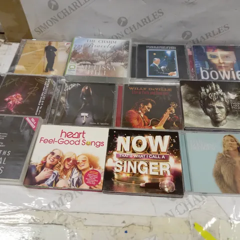 LOT OF ASSORTED CD'S TO INCLUDE DAVID BOWIE. ELLIE GOULDING AND HEART