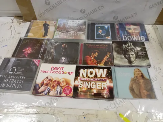 LOT OF ASSORTED CD'S TO INCLUDE DAVID BOWIE. ELLIE GOULDING AND HEART