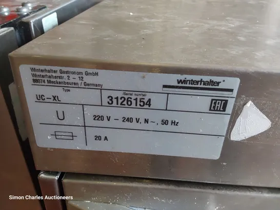 WINTERHALTER DISHWASHER UC-XL