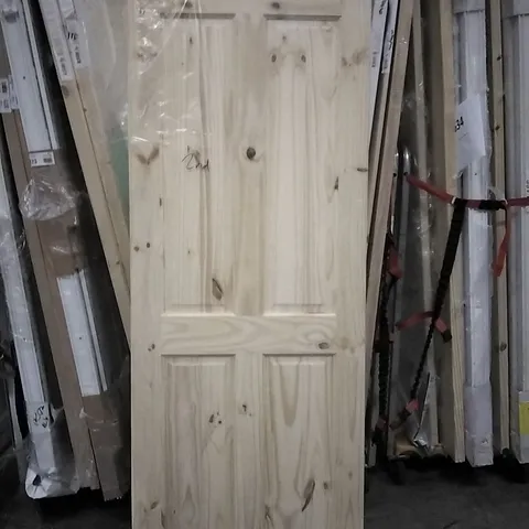 1980MM X 762MM 4 PANNEL KNOTTY PINE INTERNAL DOOR