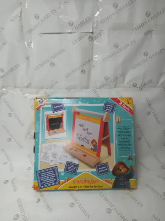 PADDINGTON WOODEN TABLE TOP ART EASEL RRP £34.99