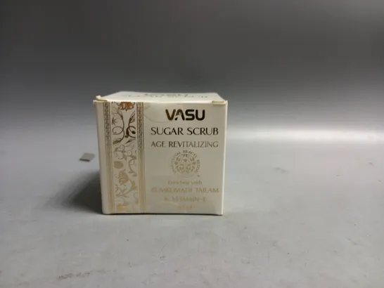 BOXED AND SEALED VASU AGE REVITALIZING SUGAR SCRUB 50ML