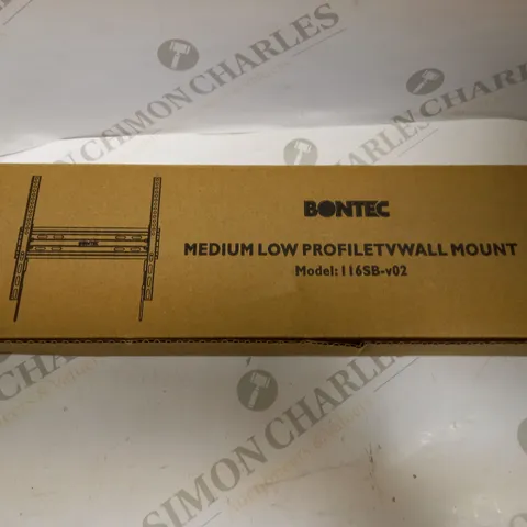 BONTEC MEDIUM LOW PROFILE WALL MOUNT - 116SB-V02