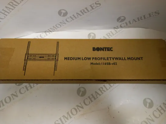 BONTEC MEDIUM LOW PROFILE WALL MOUNT - 116SB-V02