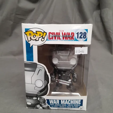 POP! MARVEL CIVIL WAR CAPTAIN AMERICA - WAR MACHINE - VINYL BOBBLE-HEAD - 128