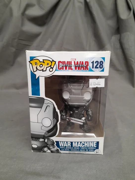 POP! MARVEL CIVIL WAR CAPTAIN AMERICA - WAR MACHINE - VINYL BOBBLE-HEAD - 128