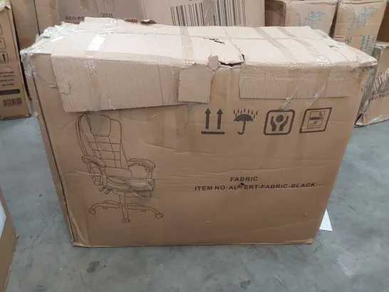 BOXED BLACK OFFICE GAMING CHAIR 