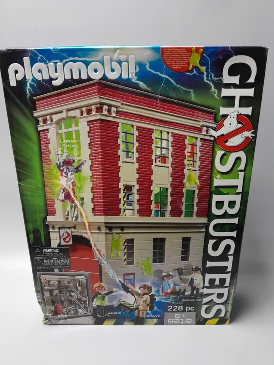 BOXED PLAYMOBIL GHOSTBUSTER SET - 9219
