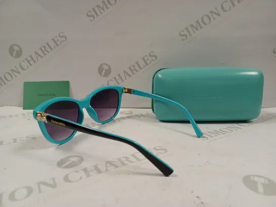 TIFFANY & CO SUNGLASSES IN CYAN - 2606 57 18-140