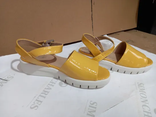 GEOX RESPIRA LIGHT YELLOW  SANDALS SIZE 6  RRP £199.02