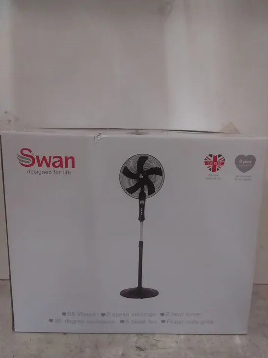 BOXED SWAN FREESTANDING 16" ELECTRIC FAN RRP £78