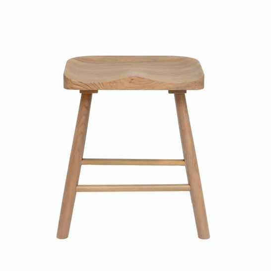 BOXED  LOXWOOD BAR STOOL GREY OAK (1 BOX)