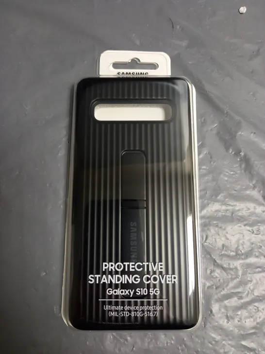 BOXED LOT OF 10 PROTECTIVE STANDING COVERS FOR SAMSUNG S10 5G