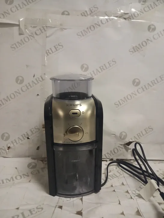 KRUPS EXPERT BURR GRINDER FOR COFFEE BEANS