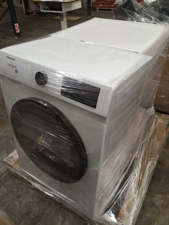 HISENSE 60CM FS 8 KG FRONT LOAD WASHING MACHINE AND HISENSE FREESTANDING 6KG WASHING MACHINE WHITE - UNPROCESSED RAW RETURNS