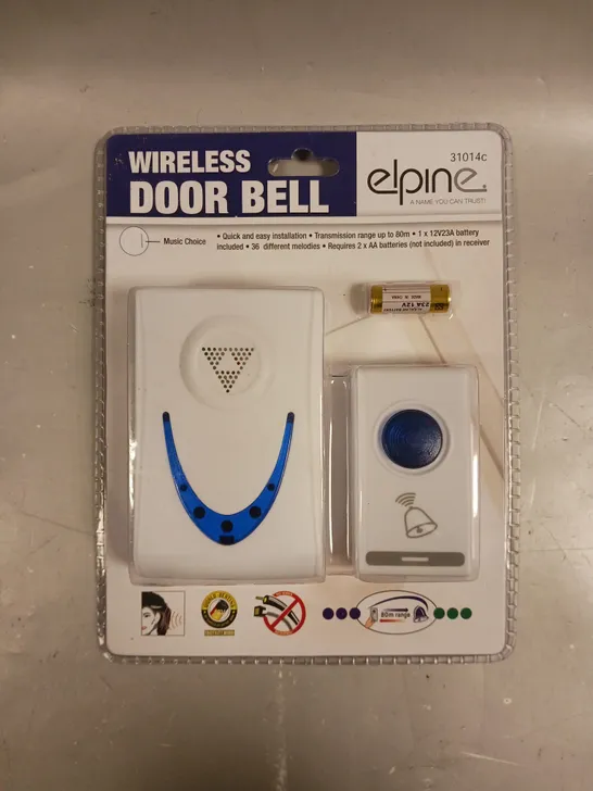 SEALED ELPINE 31014C WIRELESS DOORBELL 