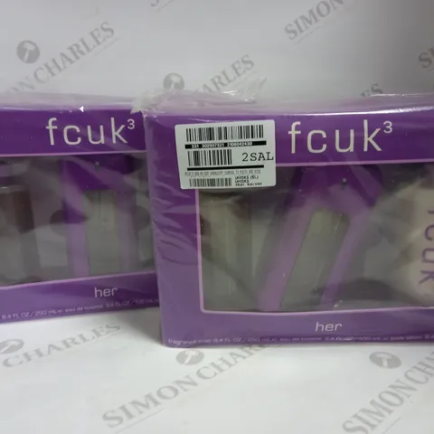 LOT OF 5 FCUK FRAGRANCE FOR HER GIFT SETS
