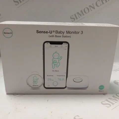 BOXED SENSE U BABY MONITOR 3 WITH BASE STATION