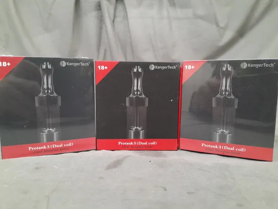 BOX OF APPROXIMATELY 10 X KANGER TECH PROTANK 3 (DUAL COIL)