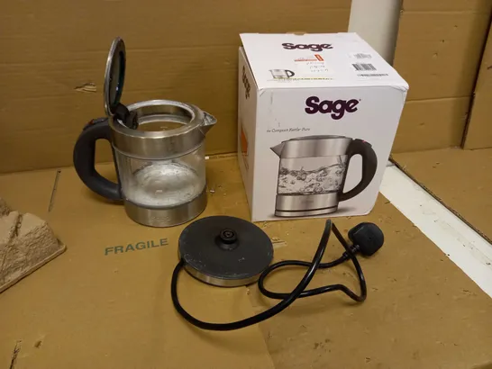 SAGE COMPACT GLASS KETTLE 