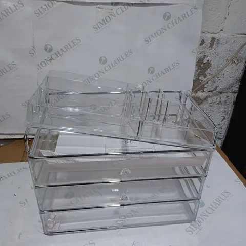 TILI FRAMED ACRYLIC STORAGE DRAWER SET