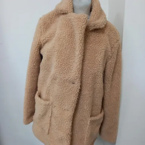 PARISIAN WOOLY JACKET IN CAMEL COOUR - UK 8