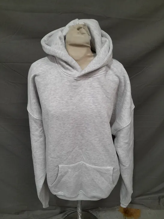 WILLIAM GILES LIGHT GREY SOFT HOODIE - XL