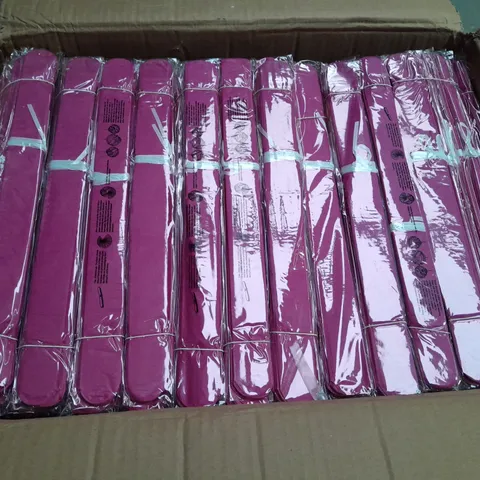 LARGE QUANTITY OF ASSORTED PINK 15" TISSUE PAPER DECORATIONS