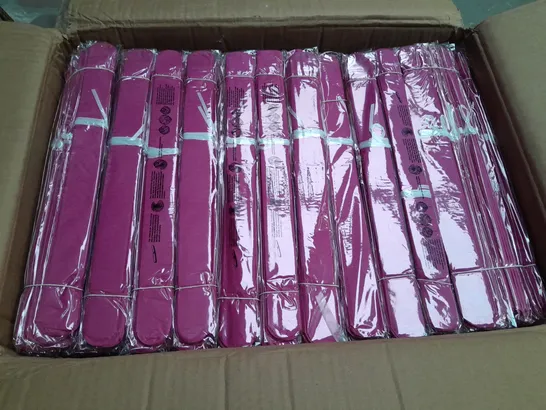 LARGE QUANTITY OF ASSORTED PINK 15" TISSUE PAPER DECORATIONS