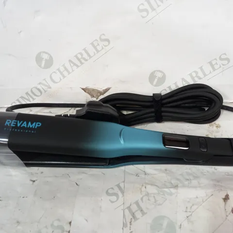 REVAMP PROGLOSS WIDE ULTRA X SHINE CERAMIC HAIR STRAIGHTENER ST-2000