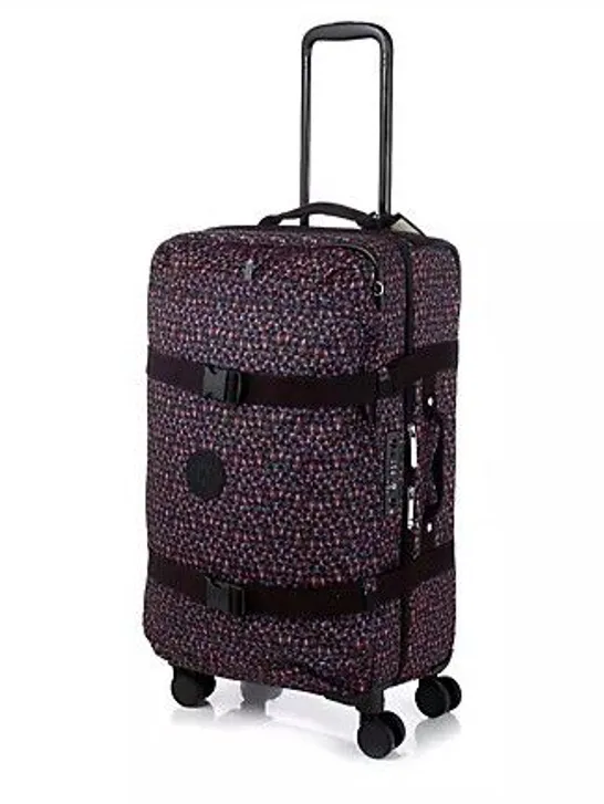 OUTLET KIPLING SPONTANEOUS MEDIUM 4-WHEELED SUITCASE HAPPY SQUARES