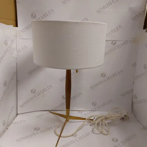 JOHN LEWIS SPINDLE TABLE LAMP WITH PULL CORD SWITCH