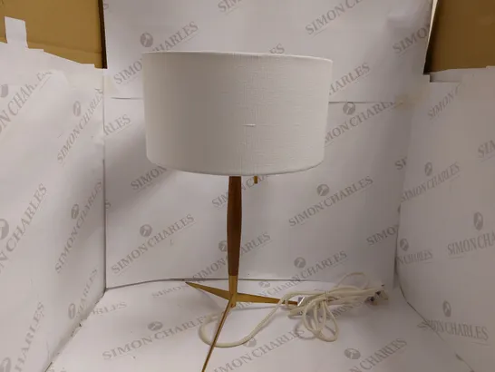 JOHN LEWIS SPINDLE TABLE LAMP WITH PULL CORD SWITCH