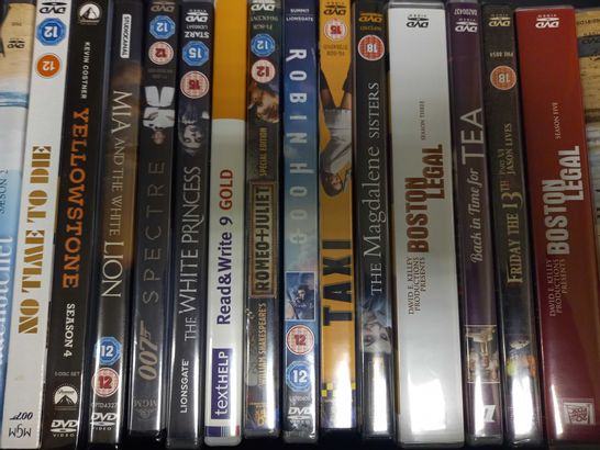 LOT OF APPROXIMATELY 22 ASSORTED DVDS, TO INCLUDE GAME OF THRONES, THRILLER, BOSTON LEGAL, ETC