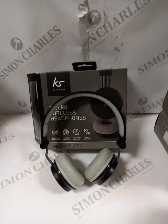 10 X BOXED KITSOUND METRO WIRELESS HEADPHONES 