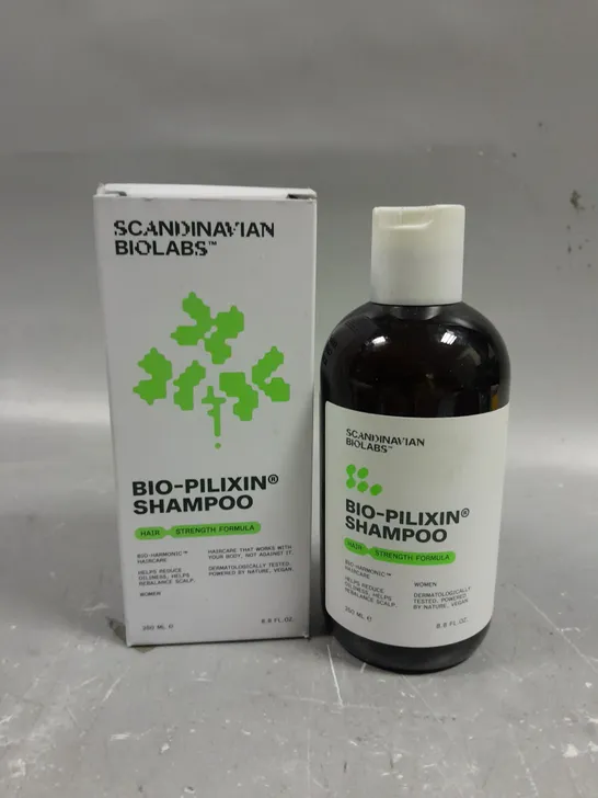 BOXED SCANDINAVIAN BIOLABS BIO-PILIXIN SHAMPOO - 250ML 