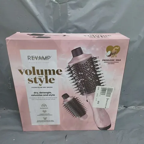 REVAMP VOLUME AND STYLE 1200W BLOW DRY BRUSH 