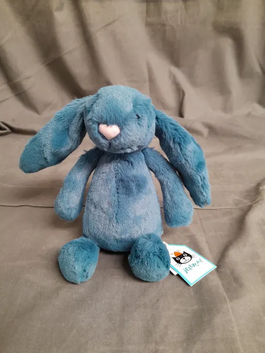 JELLYCAT SMALL BASHFUL MINERAL BLUE BUNNY 