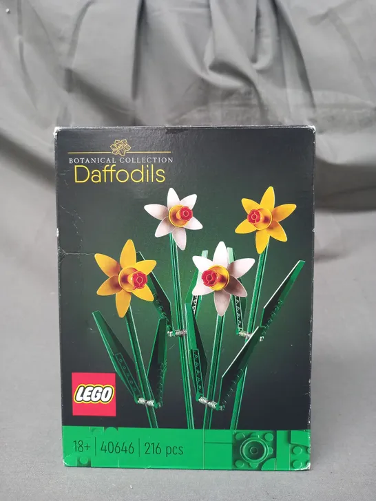 BOXED LEGO BOTANICAL COLLECTION DAFFODILS 40646