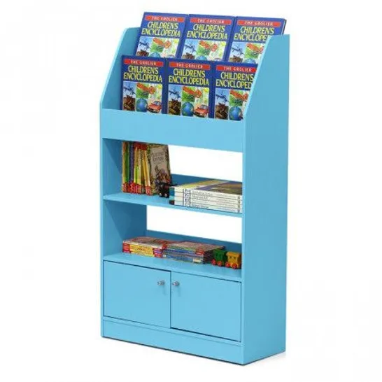 BOXED 65CM BOOK DISPLAY LIGHT BLUE