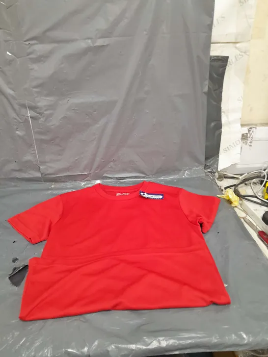 LOT OF THREE RED SPORTS T-SHIRTS SIZE 9/11