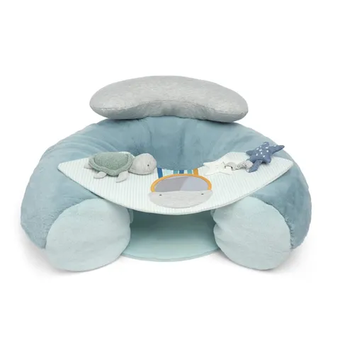 BOXED MAMAS & PAPAS SIT & PLAY - WELCOME TO THE WORLD BLUE