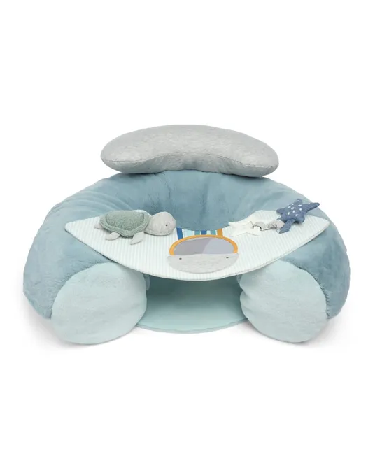 BOXED MAMAS & PAPAS SIT & PLAY - WELCOME TO THE WORLD BLUE