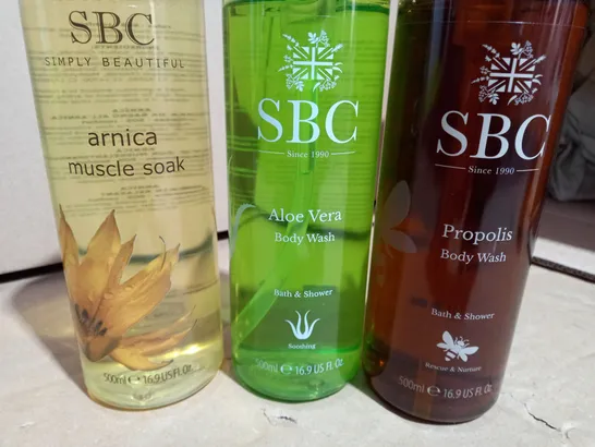 SBC BATH AND BODY BUNDLE 6 ITEMS 