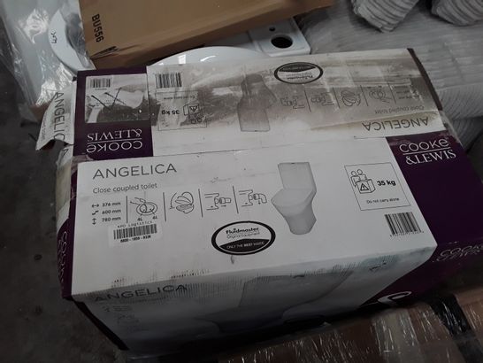 BOXED COOKE & LEWIS ANGELICA MODERN CLOSE-COUPLED TOILET WITH SOFT CLOSE