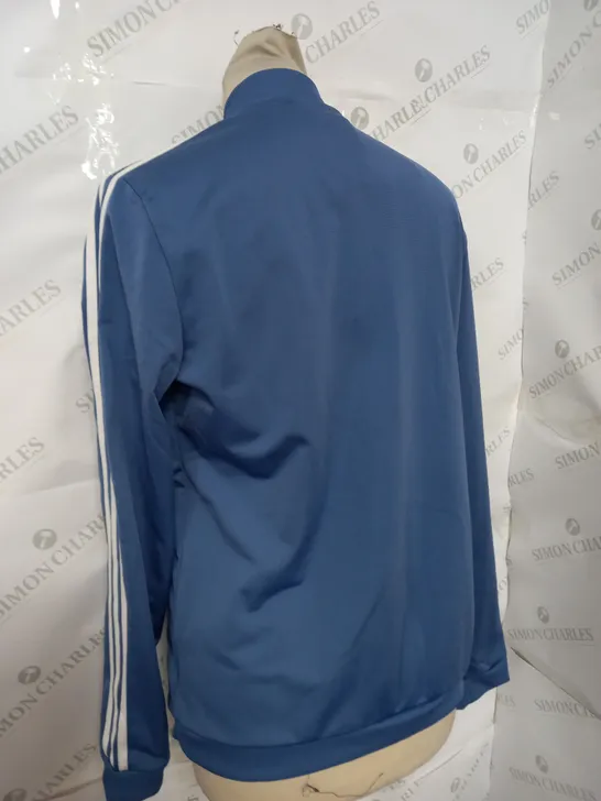 MENS BLUE ADIDAS JACKET - SIZE MEDIUM