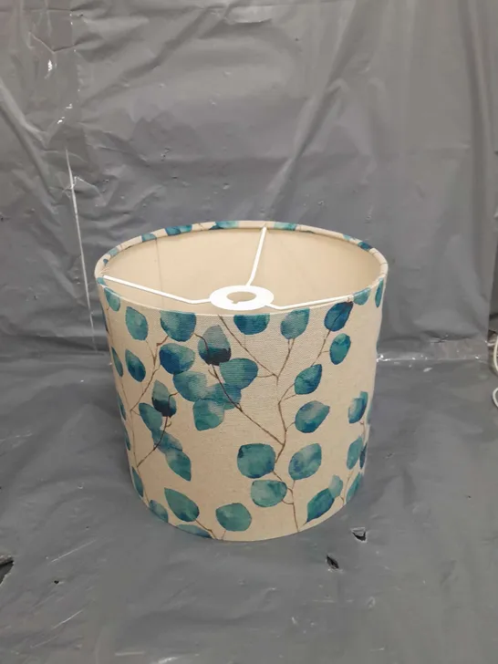 LIGHT SHADE WITH BLUE LEAVES AND BRANCHES