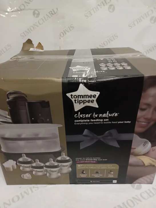 TOMMEE TIPPEE CLOSER TO NATURE COMPLETE FEEDING SET 