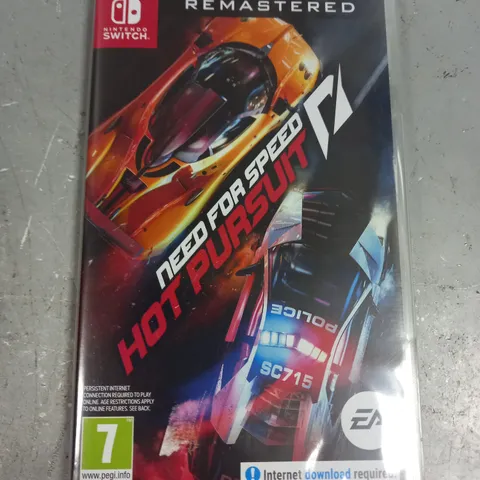 SEALED NEED FOR SPEED HOT PURSUIT FOR NINTENDO SWITCH 