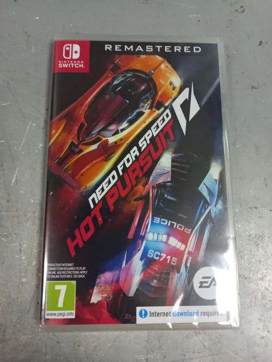 SEALED NEED FOR SPEED HOT PURSUIT FOR NINTENDO SWITCH 